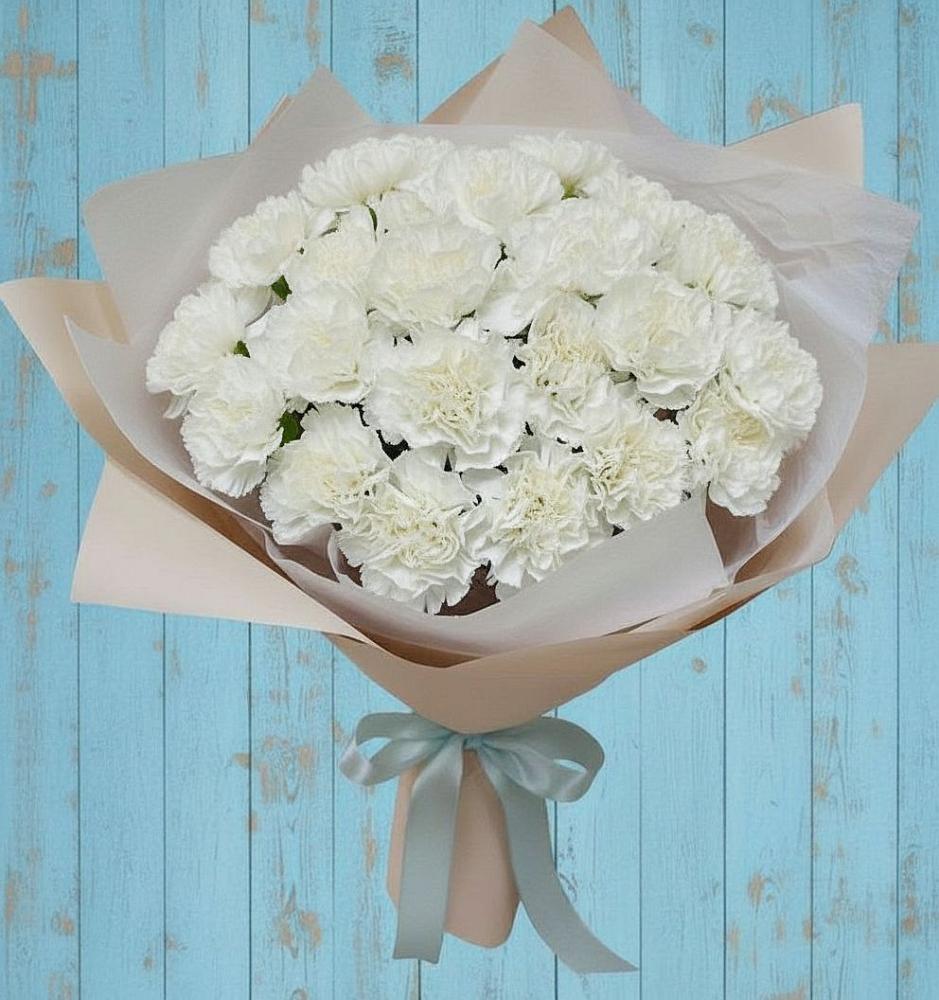 Букет цветов из: Гвоздики в Петровском Тамбовской области