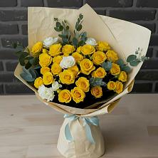 Букет цветов из:  Розы в Петровском Тамбовской области