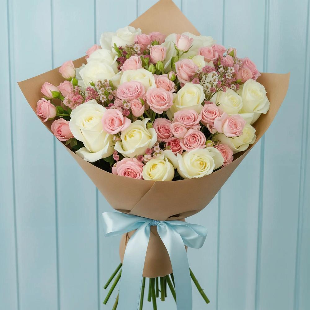 Букет цветов из: Розы в Петровском Тамбовской области