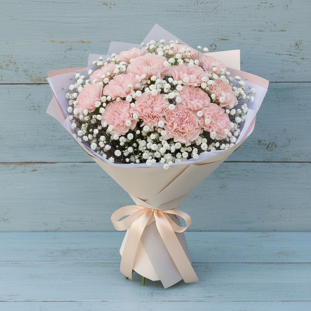 Букет цветов из: Гвоздики в Петровском Тамбовской области