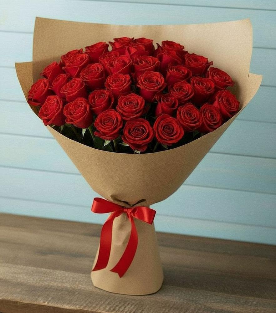 Букет Красные розы Милано в Петровском Тамбовской области