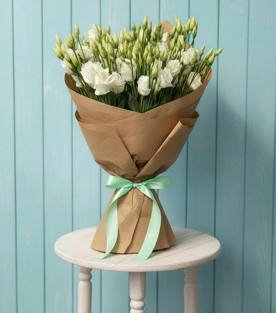 Букет цветов из: Лизиантусы в Петровском Тамбовской области