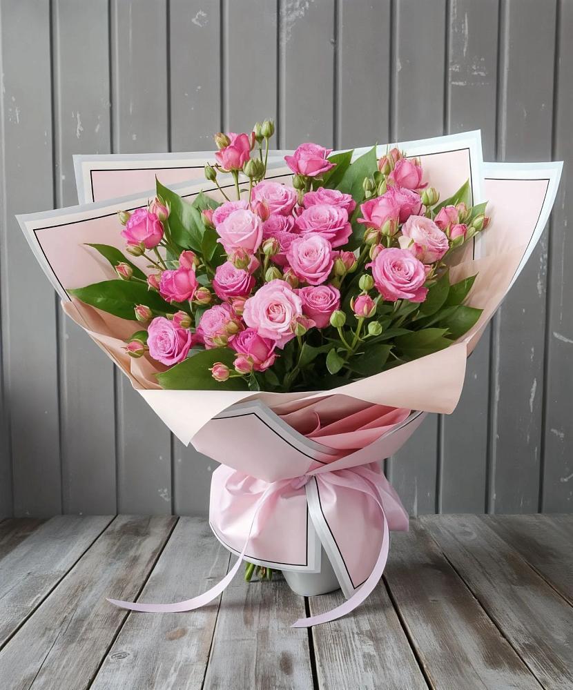 Букет Розовый кустик в Петровском Тамбовской области