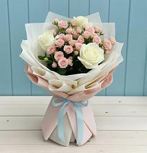 Букет цветов из:  Розы в Петровском Тамбовской области