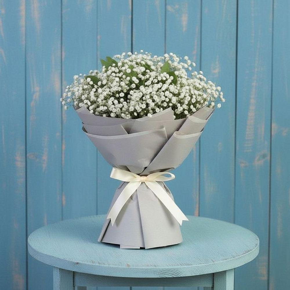 Букет цветов из: Гипсофила в Петровском Тамбовской области