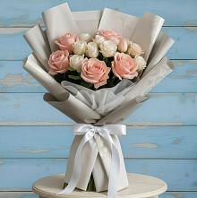 Букет цветов из:  Розы в Петровском Тамбовской области