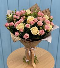 Букет цветов из:  Розы в Петровском Тамбовской области