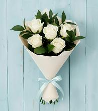 Букет цветов из:  Розы в Петровском Тамбовской области