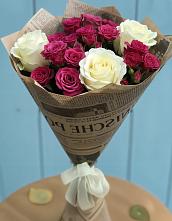 Букет цветов из:  Розы в Петровском Тамбовской области