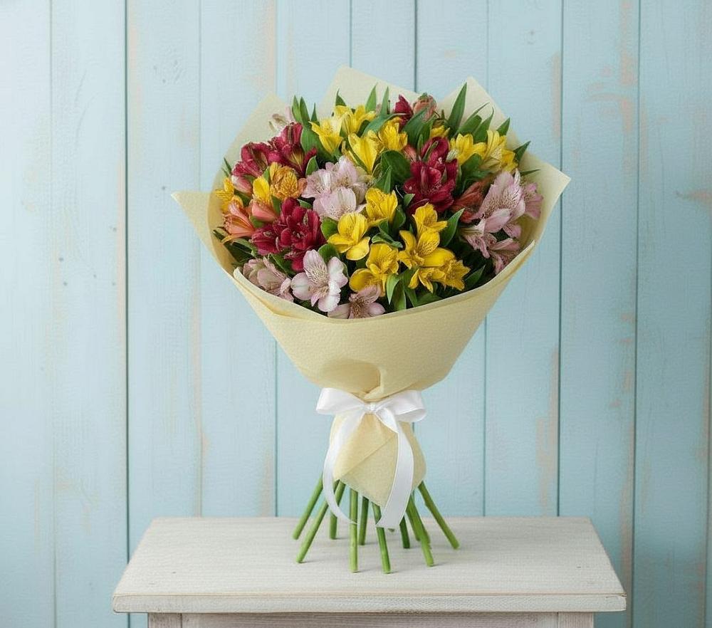 Букет цветов из: Альстромерии в Петровском Тамбовской области